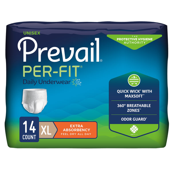 Prevail® Per Fit® Extra Absorbent Underwear, Extra Large