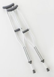Cardinal Health Underarm Crutches, 62   70 Inch Height