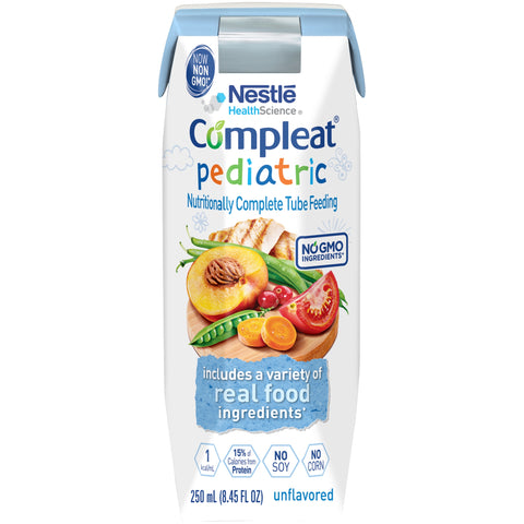 Compleat® Pediatric Ready to Use Pediatric Tube Feeding Formula, 8.45 oz. Carton