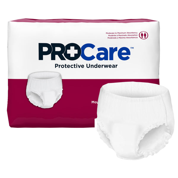 ProCare™ Moderate to Maximum Absorbent Underwear, Medium