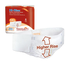 Tranquility® HI Rise™ Maximum Absorbency Bariatric Incontinence Brief