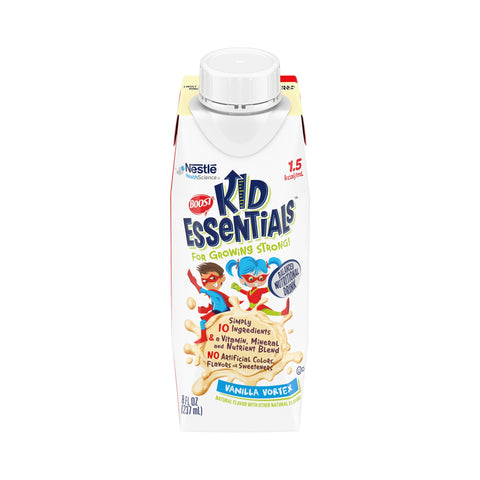 Boost® Kid Essentials™ 1.5 Vanilla Pediatric Oral Supplement / Tube Feeding Formula, 8 oz. Carton