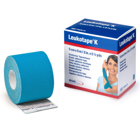 Leukotape® K Orthopedic Tape, 2 Inches x 5.5 Yards, Light Blue