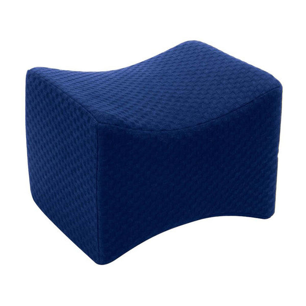 Carex Healthcare Knee Pillow , Memory Foam, 10.5 in. L x 7.75 in. W x 8 in. H, Navy