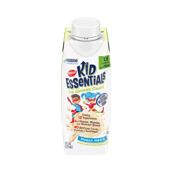 Boost® Kid Essentials™ 1.5 with Fiber Vanilla Pediatric Oral Supplement / Tube Feeding Formula, 8 oz. Carton, 24 per Case