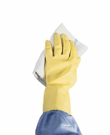 Ansell Flock Lined Glove, Yellow