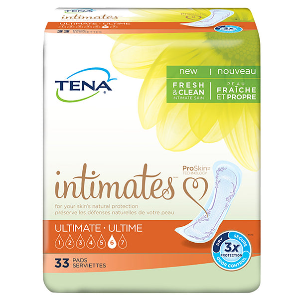 Tena® Intimates™ Ultimate Bladder Control Pad, 16 Inch Length, 33 per Box - Adroit Medical Equipment