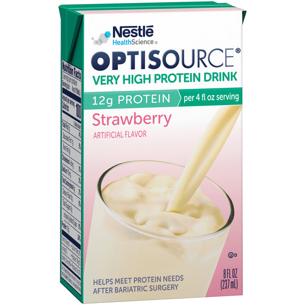 Optisource® Strawberry Oral Supplement, 8 oz. Carton