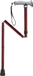 drive™ Black Folding Cane, 33 – 37 Inch Height