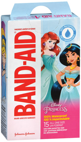 Band Aid® Disney Princess Adhesive Strip, Assorted Sizes