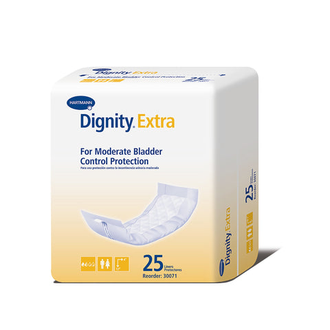 Dignity® Extra™ For Moderate Incontinence Liner, 12 Inch Length