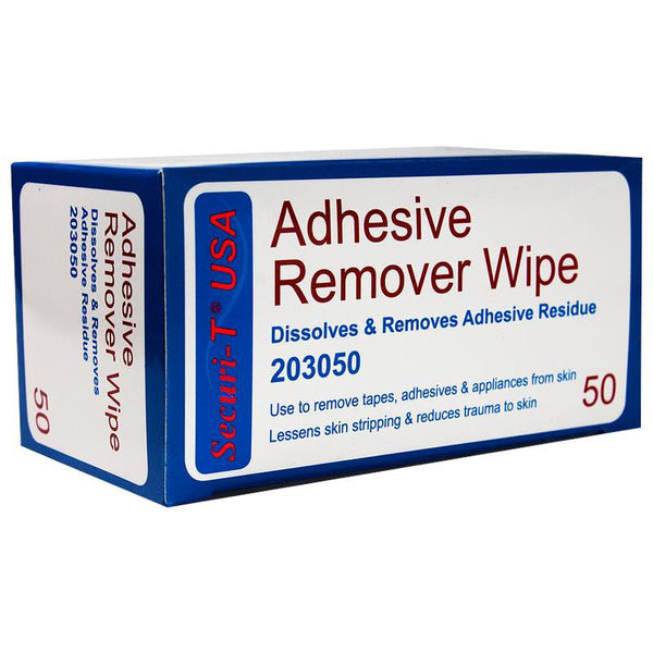 Genairex Securi T USA Adhesive Remover, 1¼ x 3 Inch Wipe