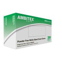 Ambitex® N402 Series Nitrile Standard Cuff Length Exam Glove, Blue