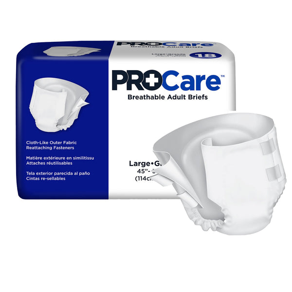 ProCare™ Breathable Incontinence Brief, Large