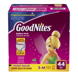 GoodNites® Absorbent Underwear, Small / Medium, 44 per Box