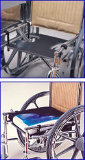 SkiL Care™ J Hook Drop Seat, For Use With 18 in. Wheelchairs