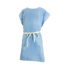 McKesson Patient Exam Gown, Scrim Reinforced - Sewn, 45 X 76 Inch, 3XL, Blue