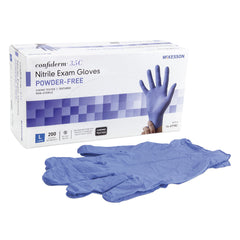 McKesson Confiderm® 3.5C Nitrile Gloves, Large, Blue