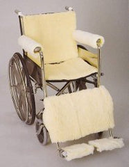 SkiL Care™ Seat and Back Pad, For Use With Wheelchair, Sheepskin