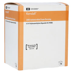 Kendall™ AMD Adhesive with Border Antimicrobial Foam Dressing, 5½ x 5½ Inch