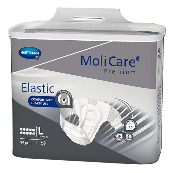 MoliCare® Premium Elastic Incontinence Brief, 10D, Large