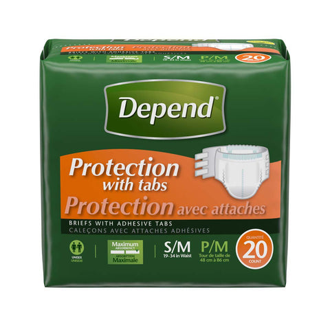 Depend® Maximum Incontinence Brief, Small / Medium