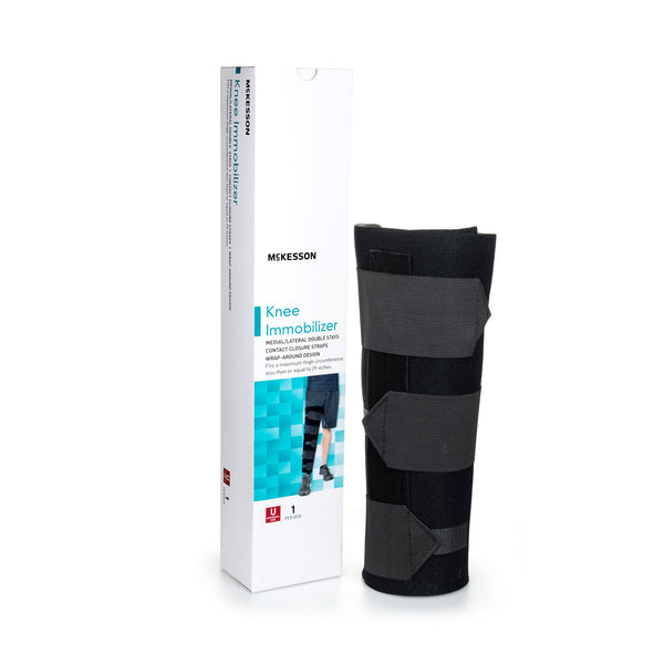 McKesson Knee Immobilizer, 14 Inch Length, One Size Fits Most