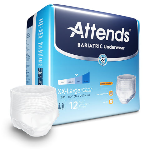 Attends® Bariatric Protective Underwear, 2X Large