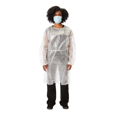 McKesson Protective Procedure Gown, White