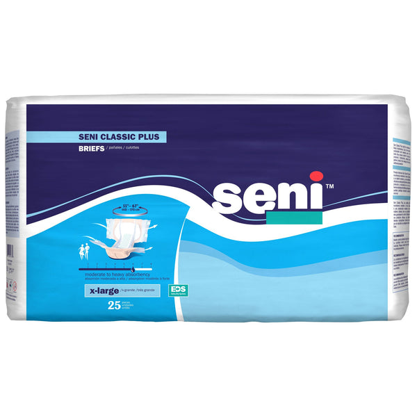 Seni® Classic Plus Moderate to Heavy Absorbency Incontinence Brief