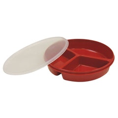 Redware™ Tableware Partitioned Plate with Lid