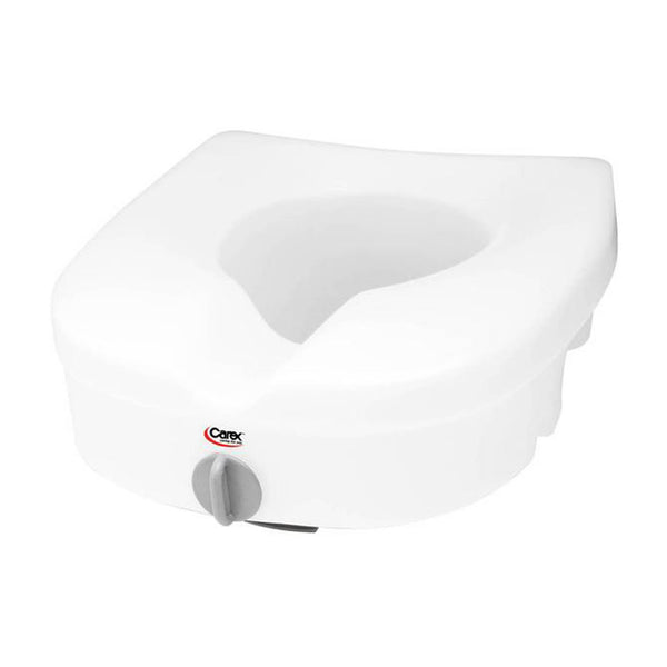 Carex® E Z Lock™ Raised Toilet Seat, No Handles