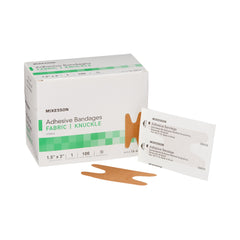 McKesson Knuckle Tan Adhesive Strip, 1½ x 3 Inch