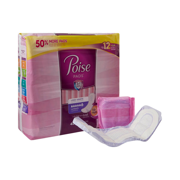 Poise® Ultimate Supreme Bladder Control Pad, 15.9 Inch Length