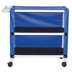300 Series 2 Shelf Linen Cart with Cover