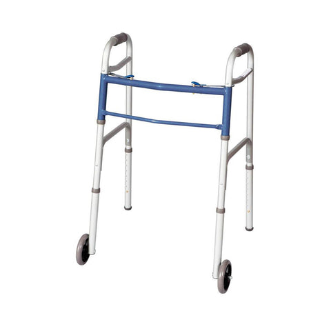 Carex® Classics Dual Button Walker with Wheels